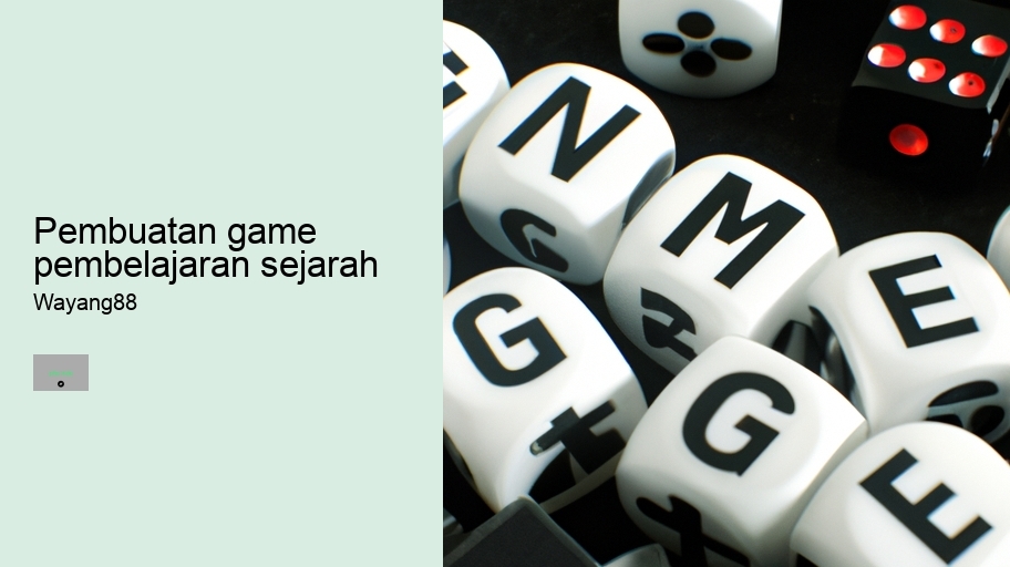 pembuatan game pembelajaran sejarah